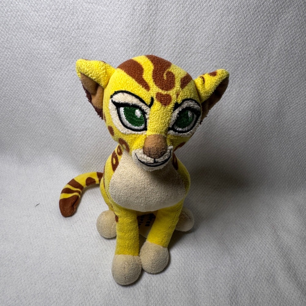 Disney Lion Guard Fuli Cheetah Plush 8 Inch Yellow Spotted Stuffed Animal Toy